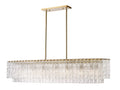Z-LITE, GLACIER LINEAR CHANDELIER, LINEAR LIGHT