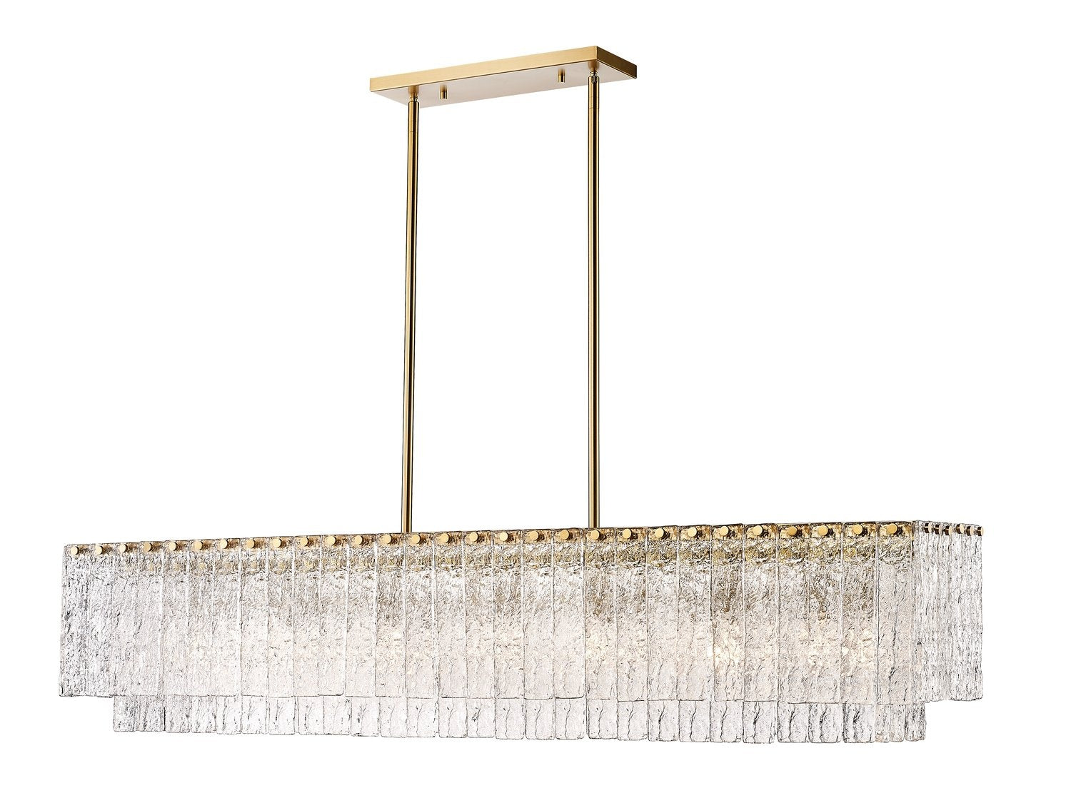 Z-LITE, GLACIER LINEAR CHANDELIER, LINEAR LIGHT