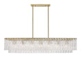 Z-LITE, GLACIER LINEAR CHANDELIER, LINEAR LIGHT