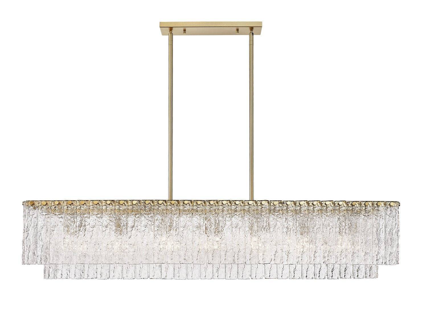 Z-LITE, GLACIER LINEAR CHANDELIER, LINEAR LIGHT