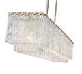 Z-LITE, GLACIER LINEAR CHANDELIER, LINEAR LIGHT
