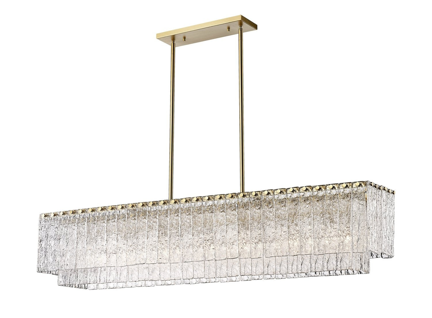 Z-LITE, GLACIER LINEAR CHANDELIER, LINEAR LIGHT