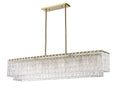 Z-LITE, GLACIER LINEAR CHANDELIER, LINEAR LIGHT