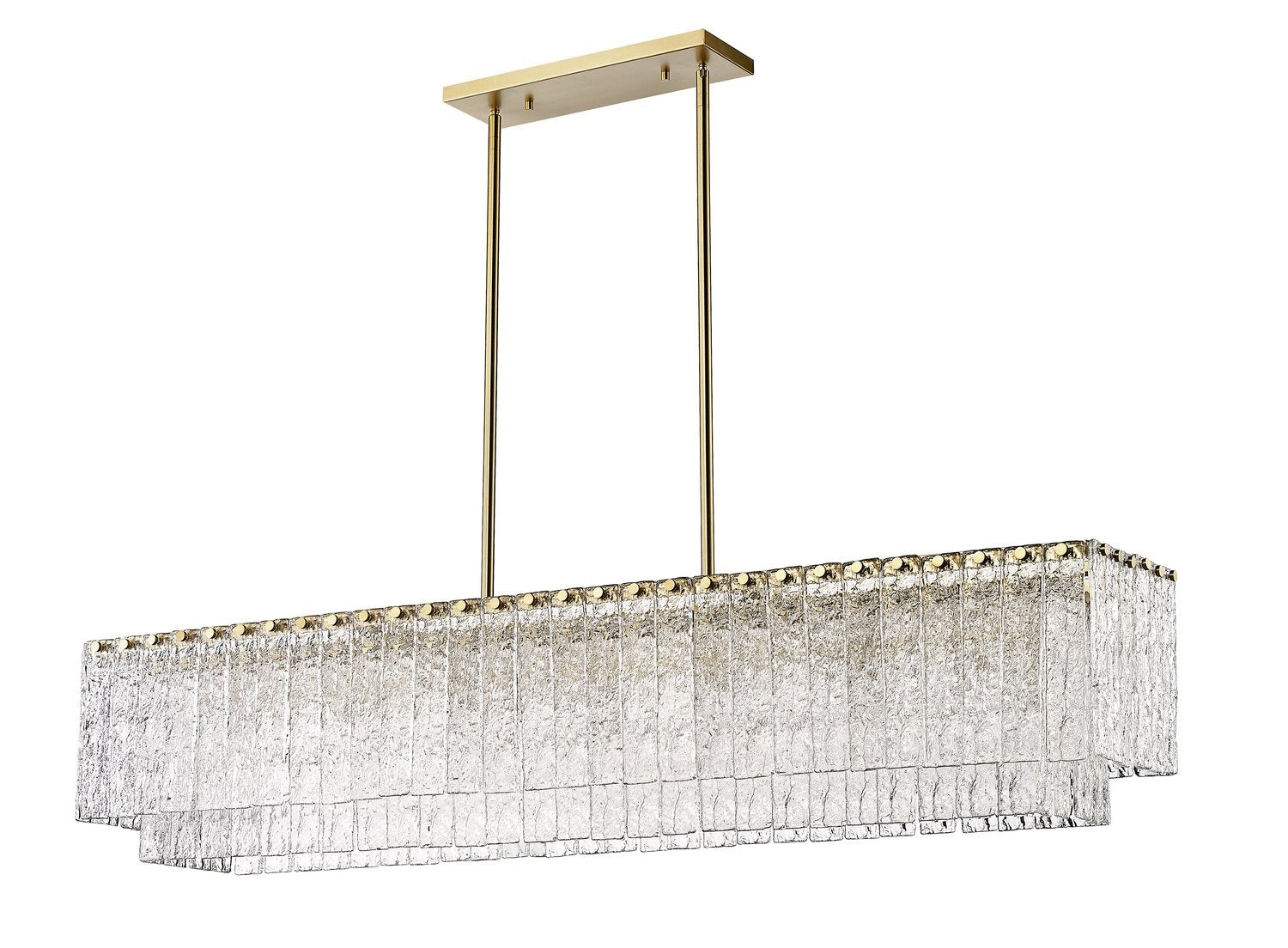 Z-LITE, GLACIER LINEAR CHANDELIER, LINEAR LIGHT
