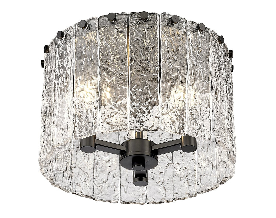 Z-LITE, GLACIER FLUSH MOUNT, FLUSH MOUNT CEILING LIGHTS