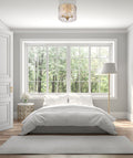 Z-LITE, GLACIER FLUSH MOUNT, FLUSH MOUNT CEILING LIGHTS