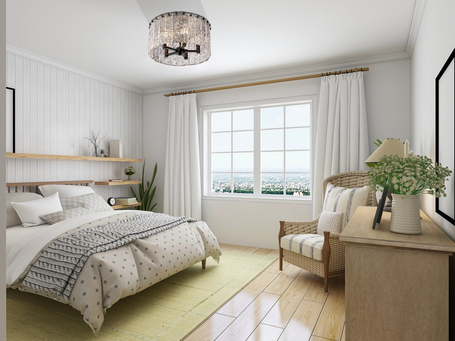 Z-LITE, GLACIER FLUSH MOUNT, FLUSH MOUNT CEILING LIGHTS