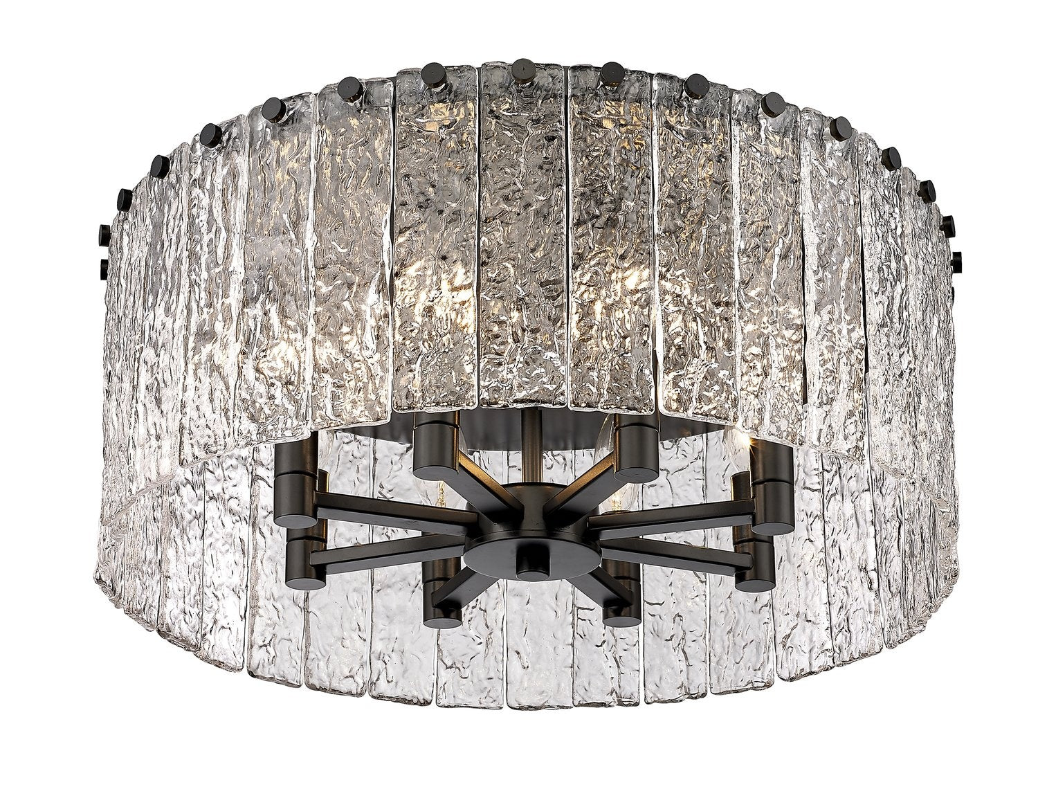 Z-LITE, GLACIER FLUSH MOUNT, FLUSH MOUNT CEILING LIGHTS