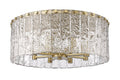 Z-LITE, GLACIER FLUSH MOUNT, FLUSH MOUNT CEILING LIGHTS