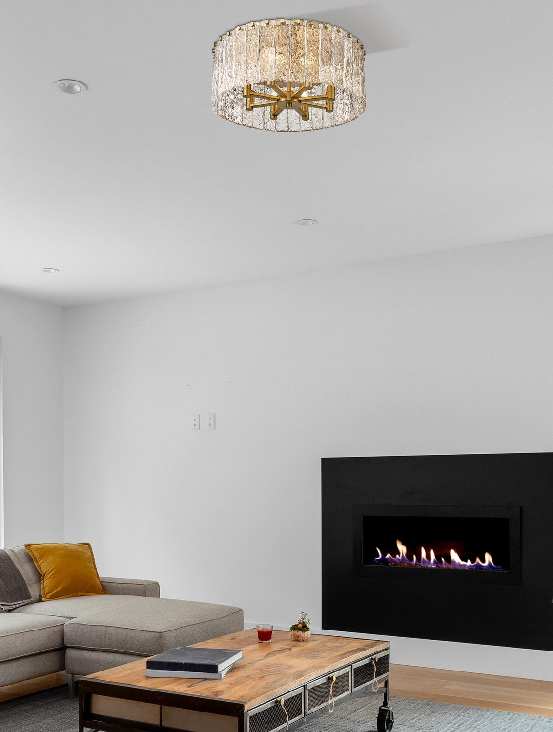 Z-LITE, GLACIER FLUSH MOUNT, FLUSH MOUNT CEILING LIGHTS