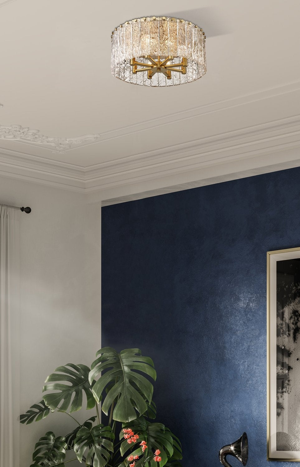 Z-LITE, GLACIER FLUSH MOUNT, FLUSH MOUNT CEILING LIGHTS