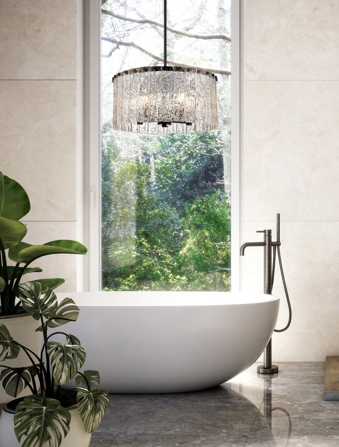 Z-LITE, GLACIER PENDANT, PENDANT LIGHT