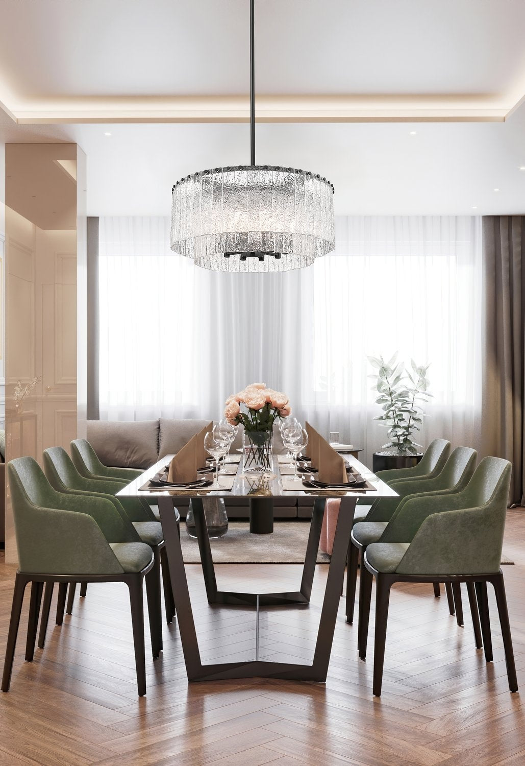 Z-LITE, GLACIER PENDANT, PENDANT LIGHT