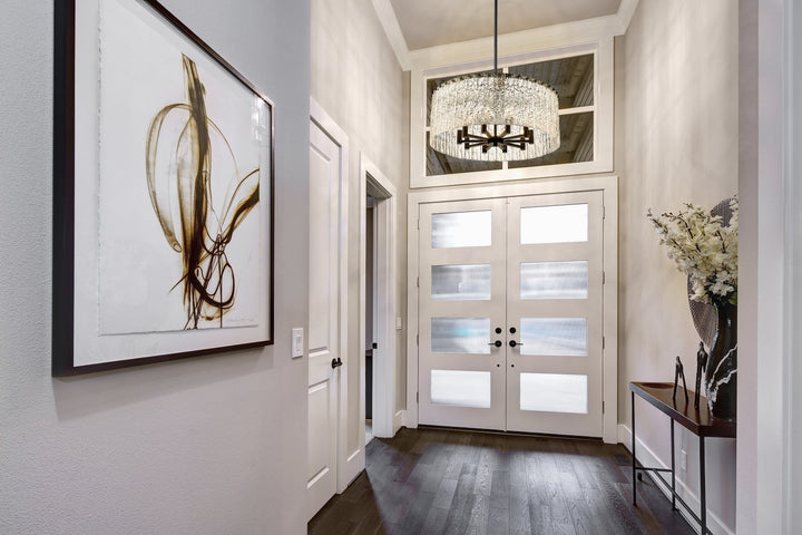 Z-LITE, GLACIER CHANDELIER, CHANDELIER LIGHT