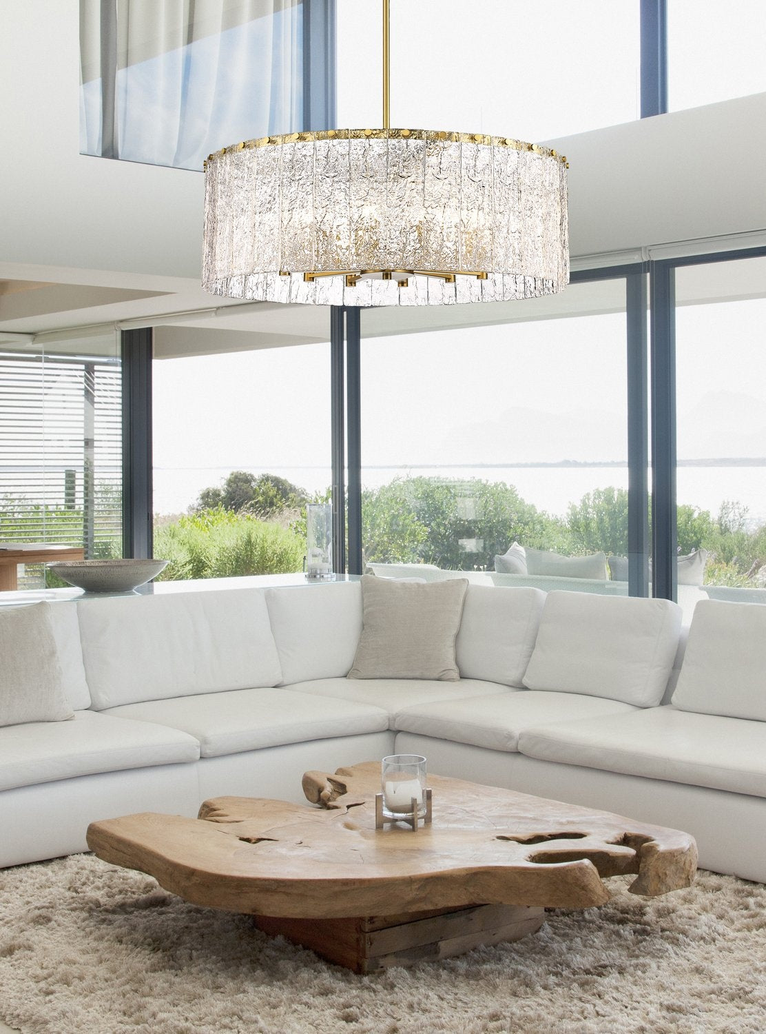 Z-LITE, GLACIER CHANDELIER, CHANDELIER LIGHT