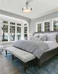 Z-LITE, ANDERS SEMI FLUSH MOUNT, SEMI FLUSH MOUNT LIGHT