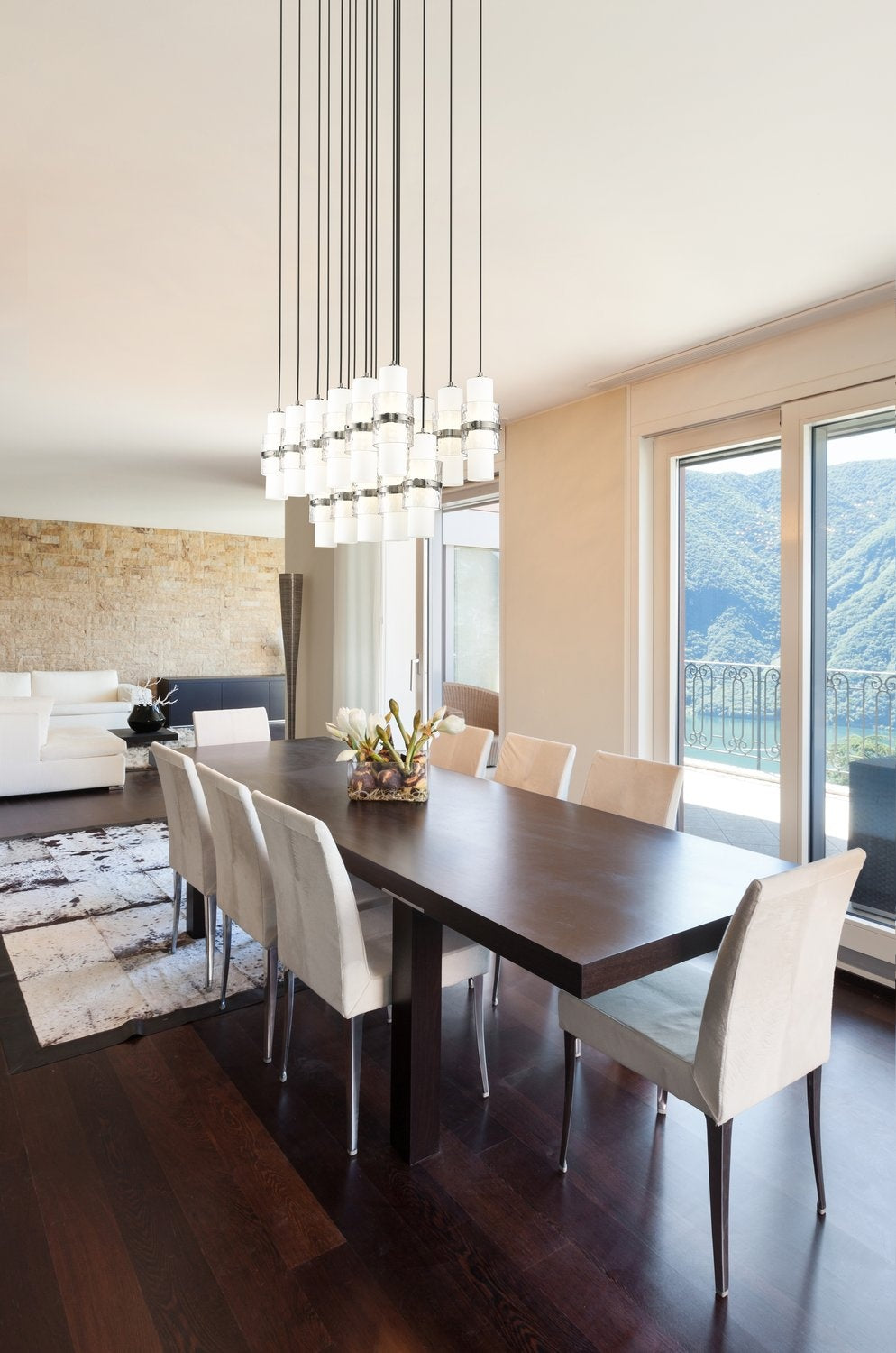 Z-LITE, CAYDEN LINEAR CHANDELIER, LINEAR LIGHT