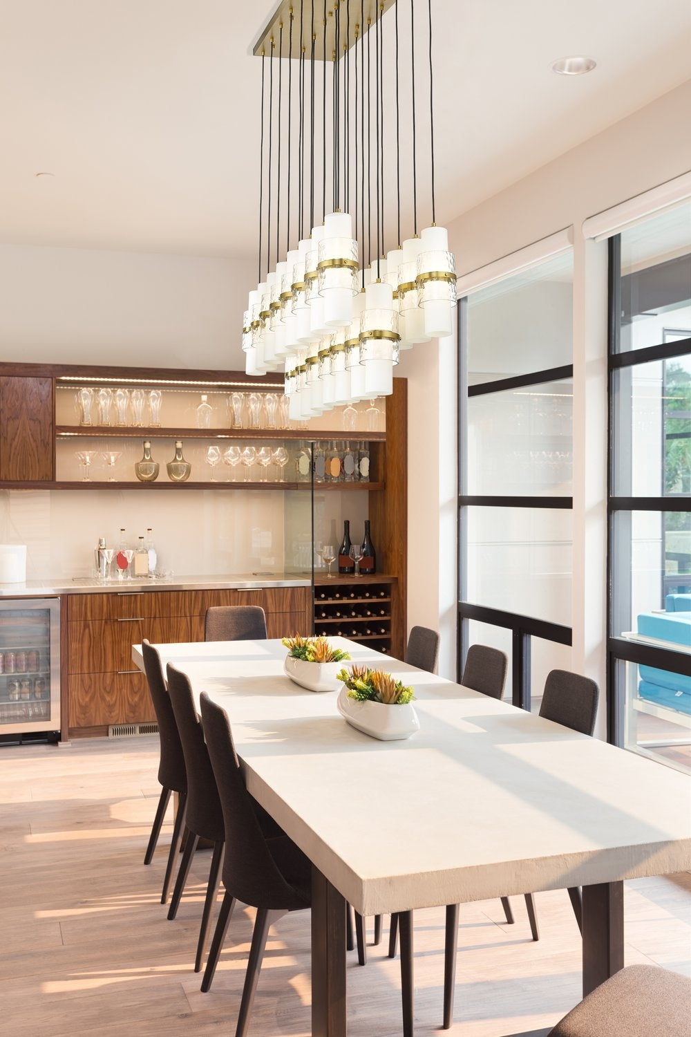 Z-LITE, CAYDEN LINEAR CHANDELIER, LINEAR LIGHT