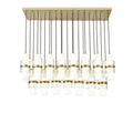 Z-LITE, CAYDEN LINEAR CHANDELIER, LINEAR LIGHT