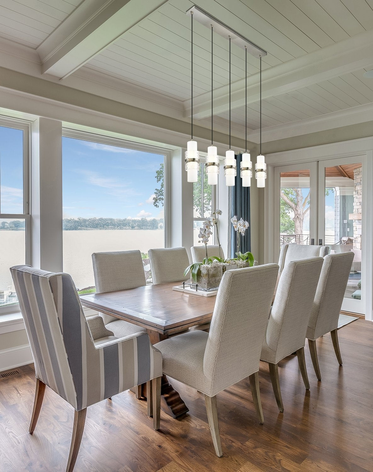 Z-LITE, CAYDEN LINEAR CHANDELIER, LINEAR LIGHT