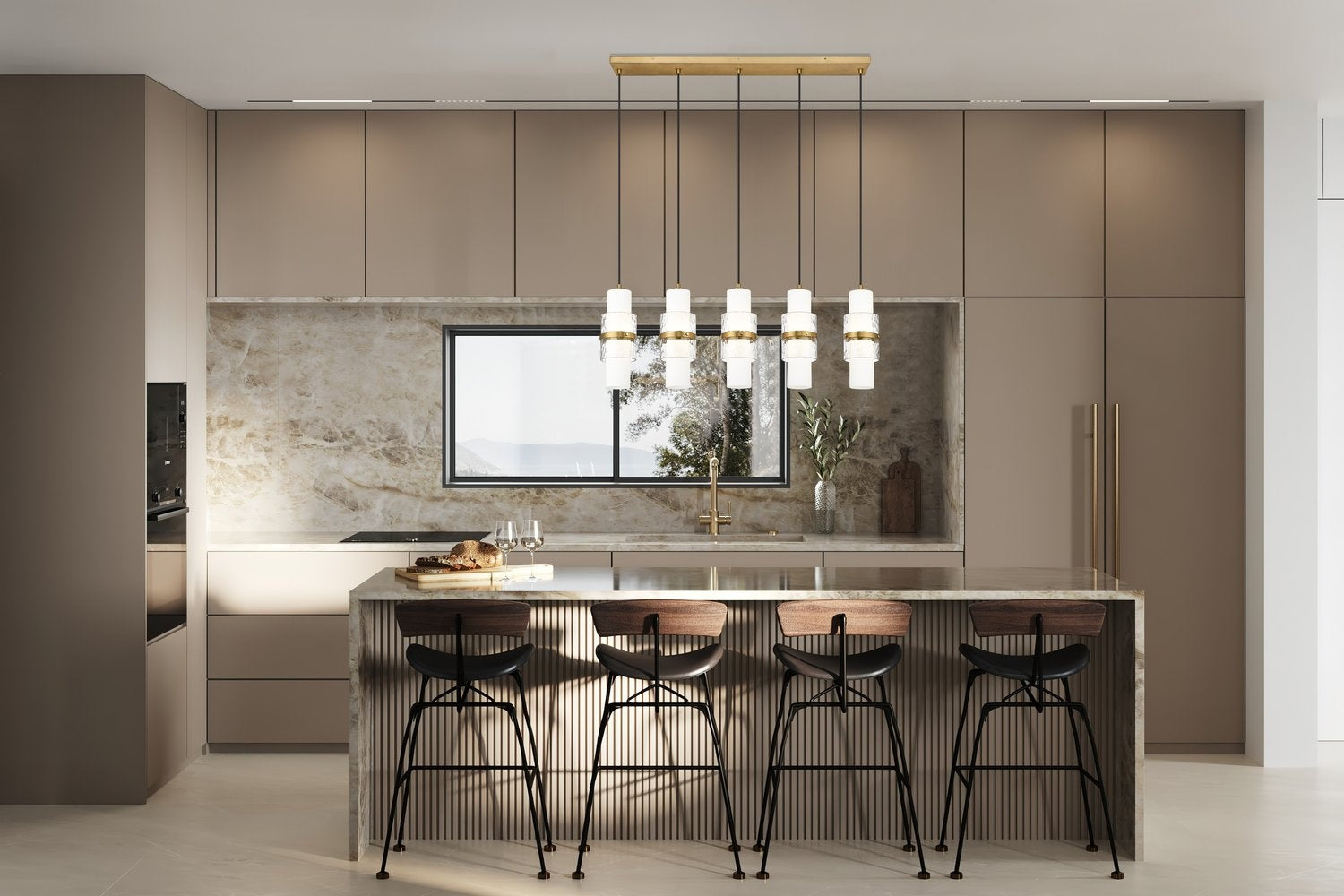 Z-LITE, CAYDEN LINEAR CHANDELIER, LINEAR LIGHT