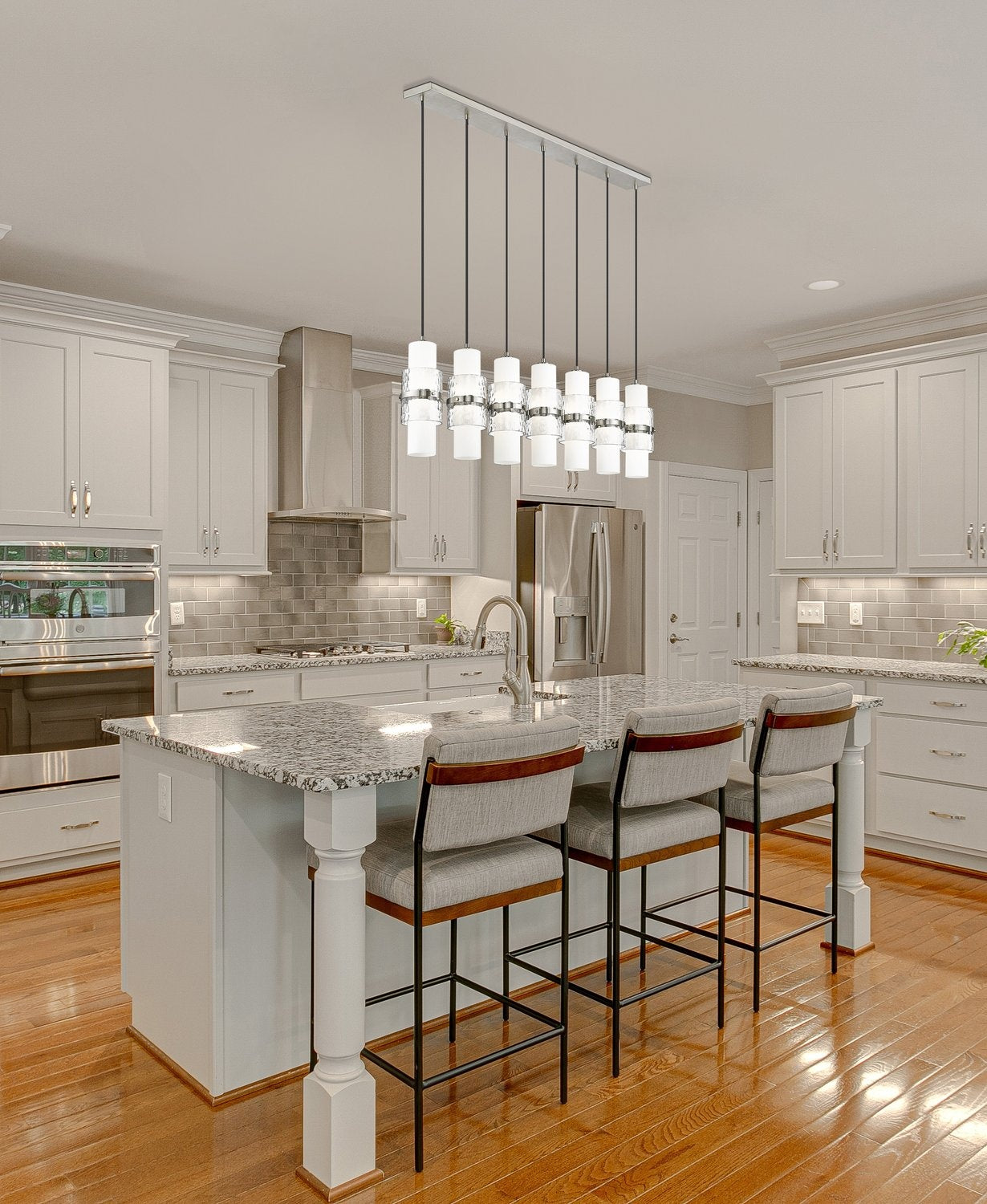 Z-LITE, CAYDEN LINEAR CHANDELIER, LINEAR LIGHT