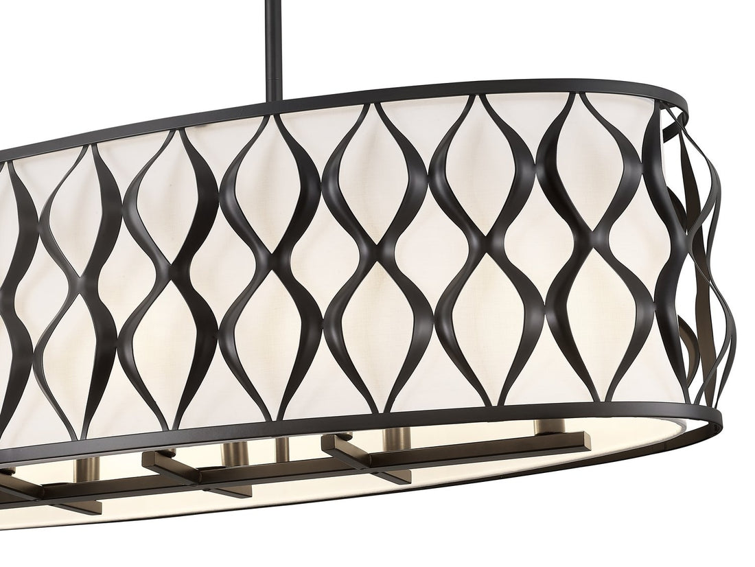 Z-LITE, HARDEN LINEAR CHANDELIER, LINEAR LIGHT