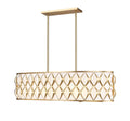 Z-LITE, HARDEN LINEAR CHANDELIER, LINEAR LIGHT