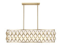Z-LITE, HARDEN LINEAR CHANDELIER, LINEAR LIGHT FIXTURE