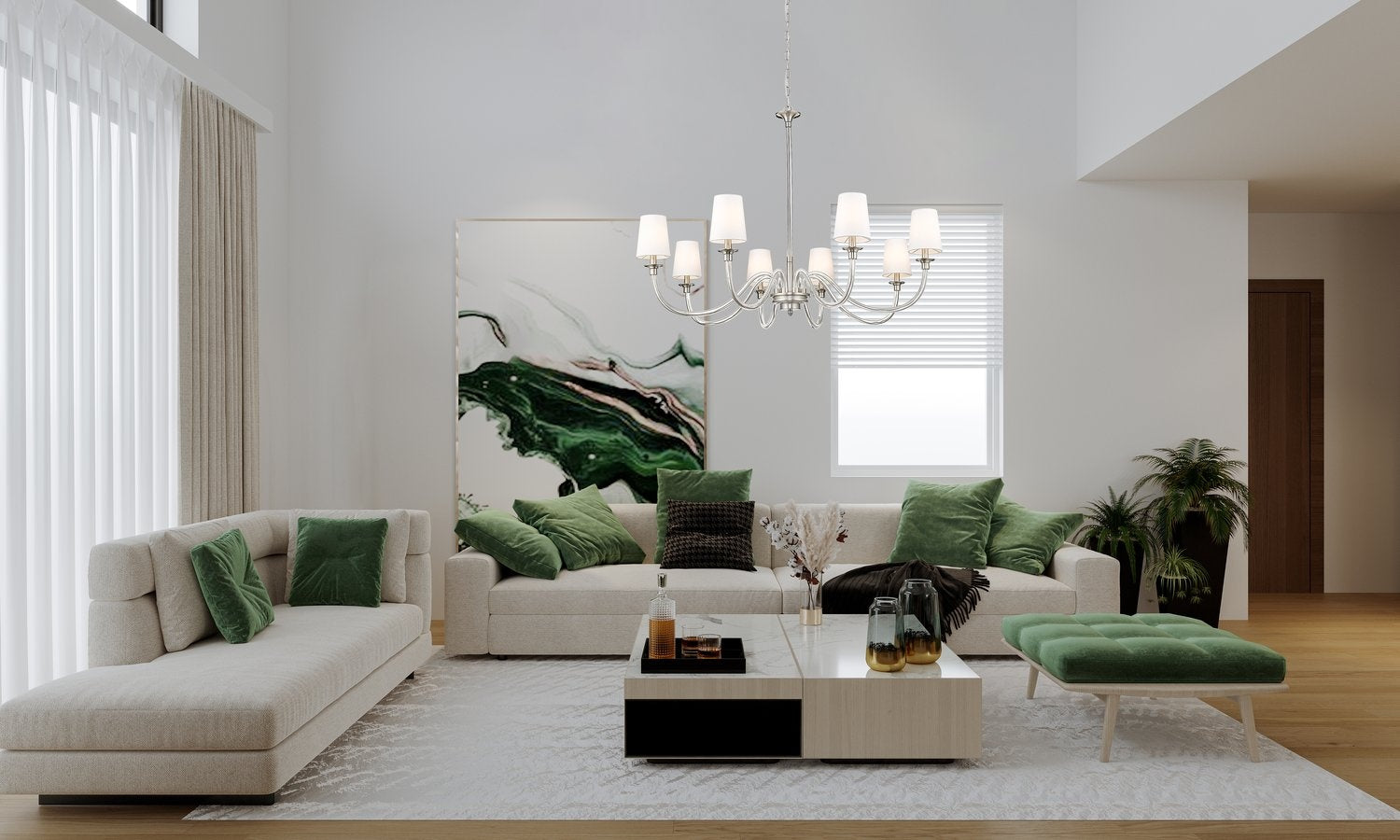 Z-LITE, KATERINA CHANDELIER, CHANDELIER LIGHT