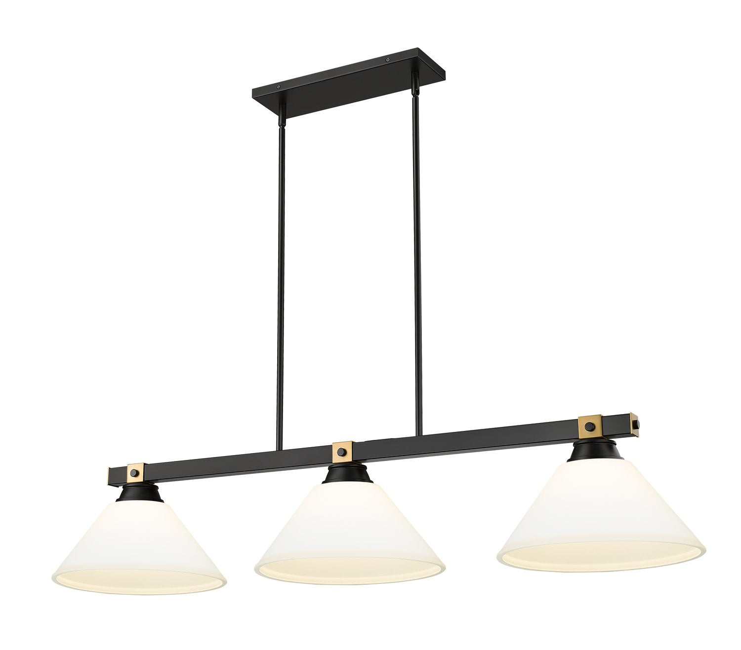 Z-LITE, BRONTE 3 LIGHT BILLIARD, LINEAR LIGHT