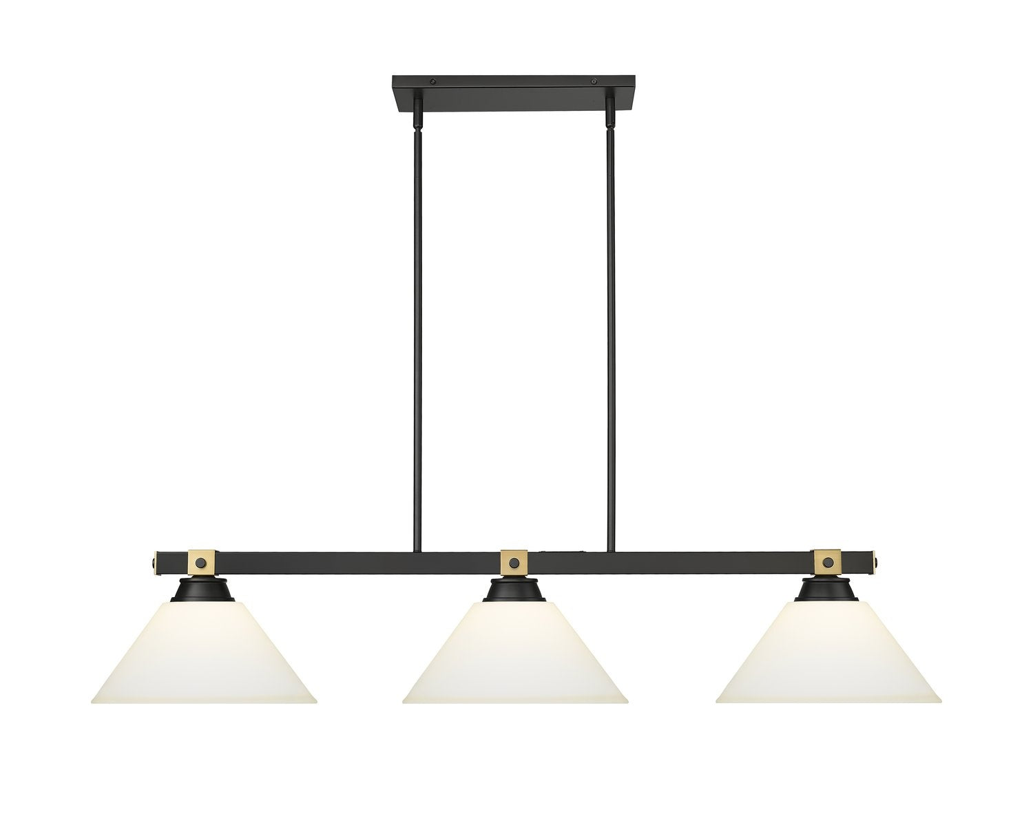 Z-LITE, BRONTE 3 LIGHT BILLIARD, LINEAR LIGHT