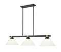 Z-LITE, BRONTE 3 LIGHT BILLIARD, LINEAR LIGHT