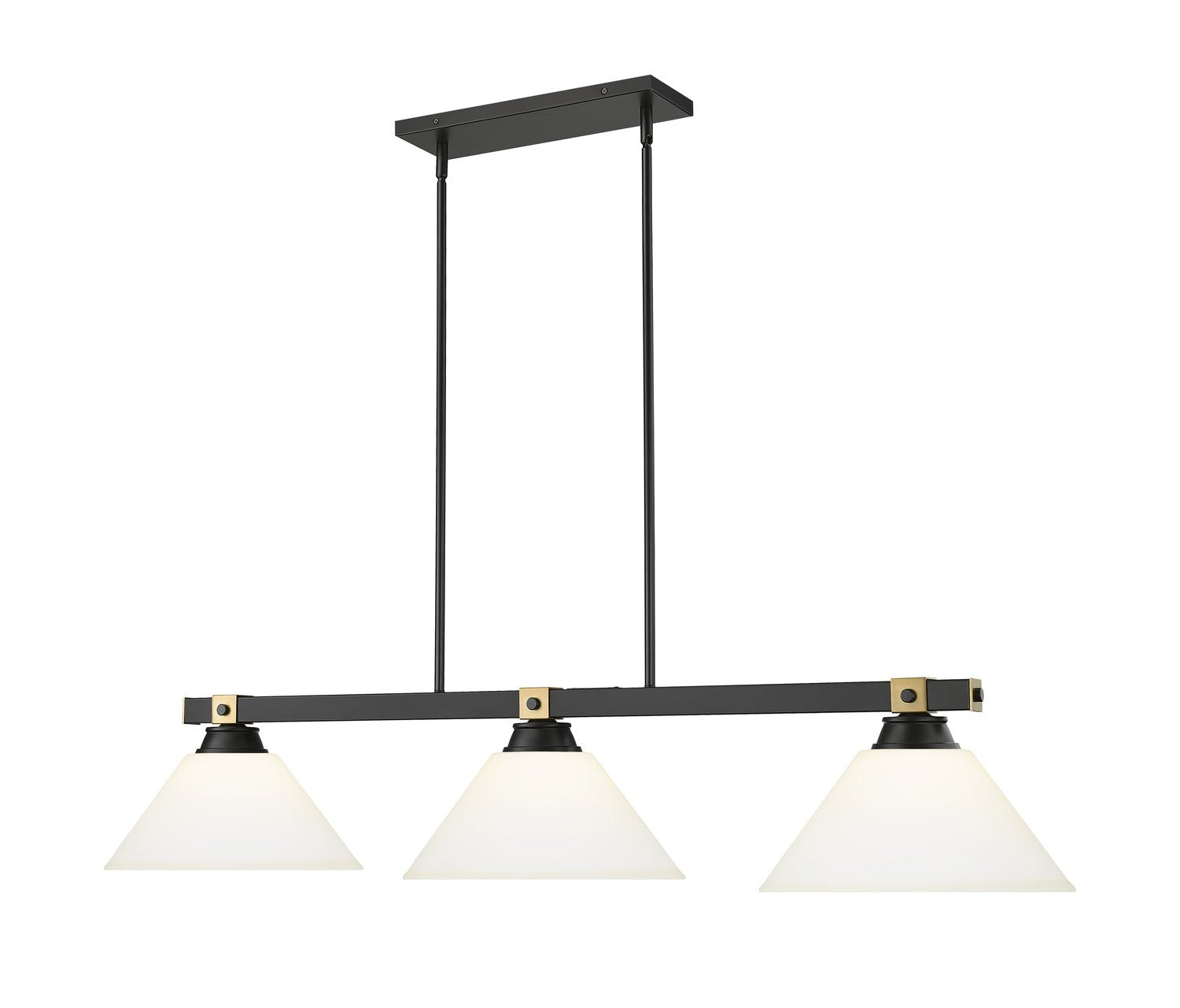 Z-LITE, BRONTE 3 LIGHT BILLIARD, LINEAR LIGHT