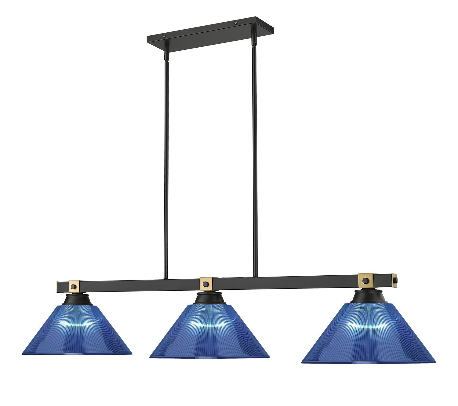 Z-LITE, BRONTE 3 LIGHT BILLIARD, LINEAR LIGHT