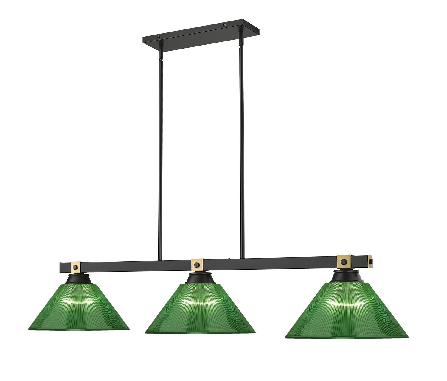 Z-LITE, BRONTE 3 LIGHT BILLIARD, LINEAR LIGHT