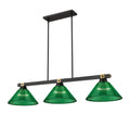 Z-LITE, BRONTE 3 LIGHT BILLIARD, LINEAR LIGHT