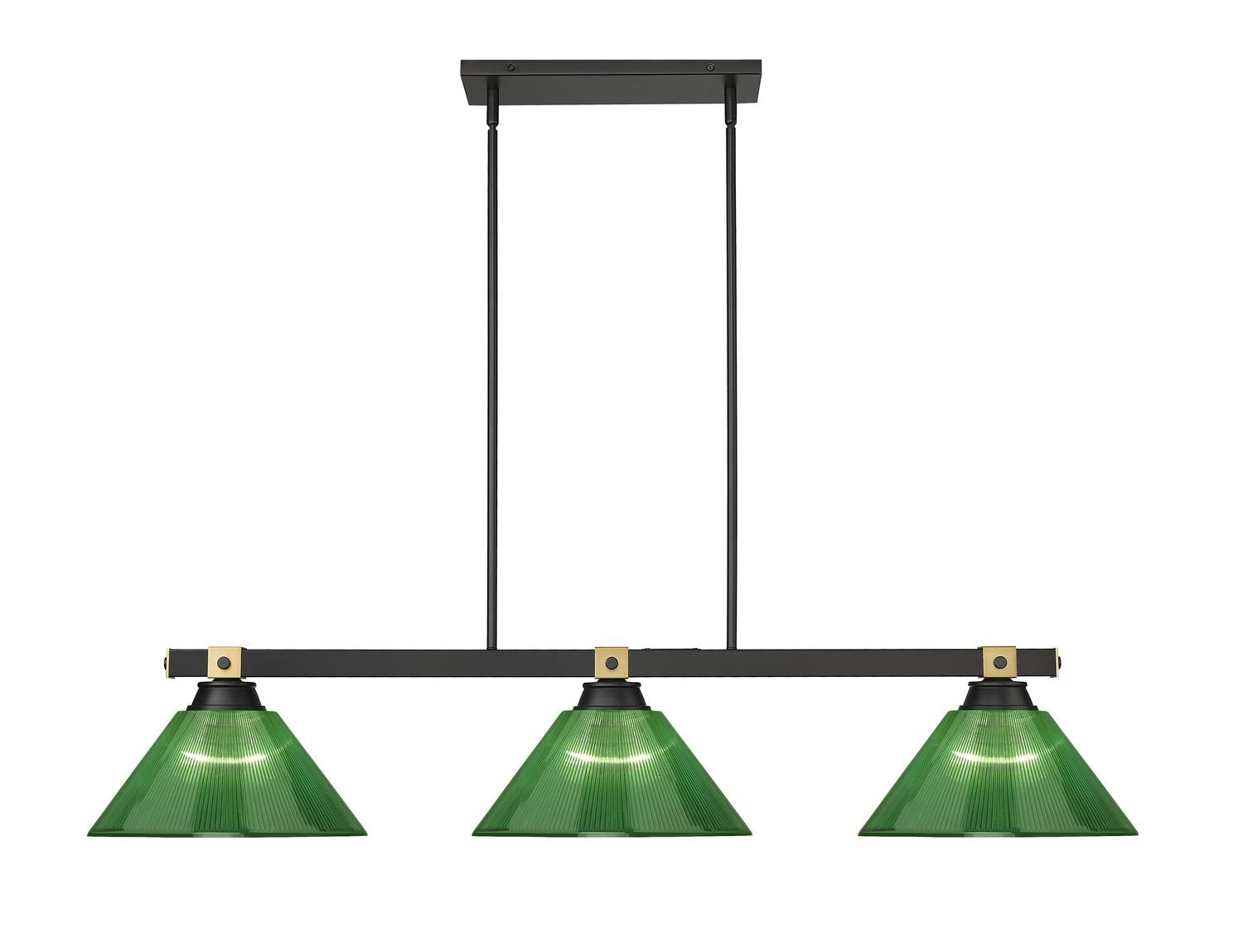 Z-LITE, BRONTE 3 LIGHT BILLIARD, LINEAR LIGHT