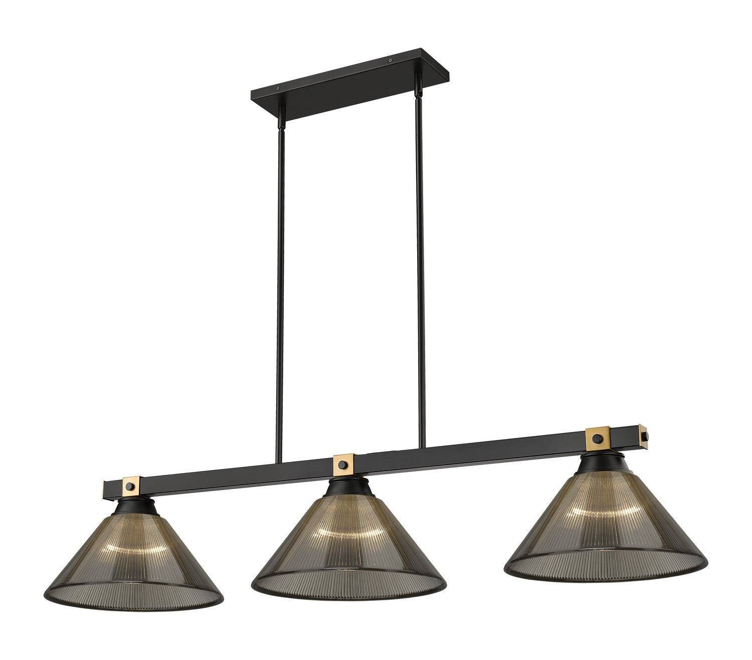Z-LITE, BRONTE 3 LIGHT BILLIARD, LINEAR LIGHT