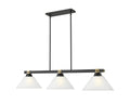 Z-LITE, BRONTE 3 LIGHT BILLIARD, LINEAR LIGHT