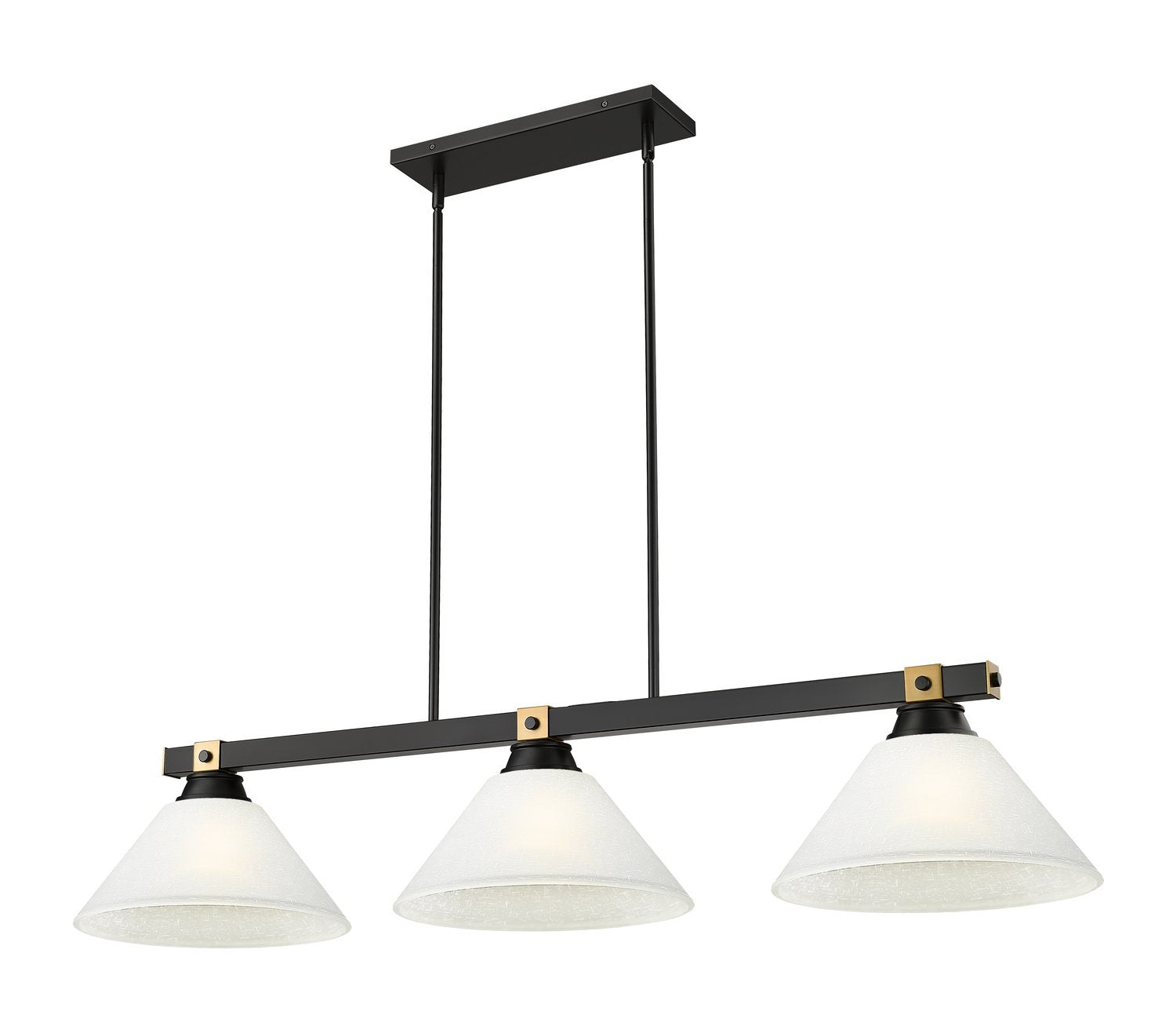 Z-LITE, BRONTE 3 LIGHT BILLIARD, LINEAR LIGHT