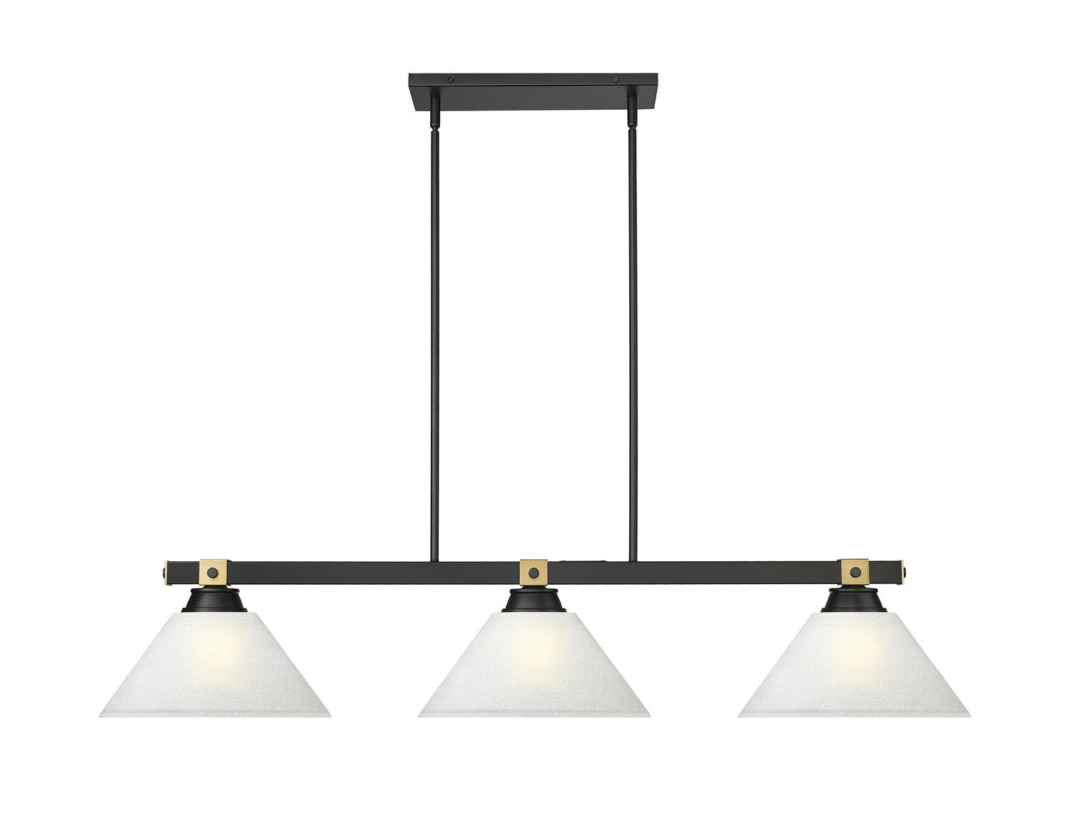 Z-LITE, BRONTE 3 LIGHT BILLIARD, LINEAR LIGHT