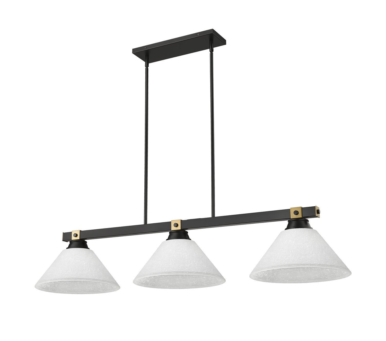 Z-LITE, BRONTE 3 LIGHT BILLIARD, LINEAR LIGHT