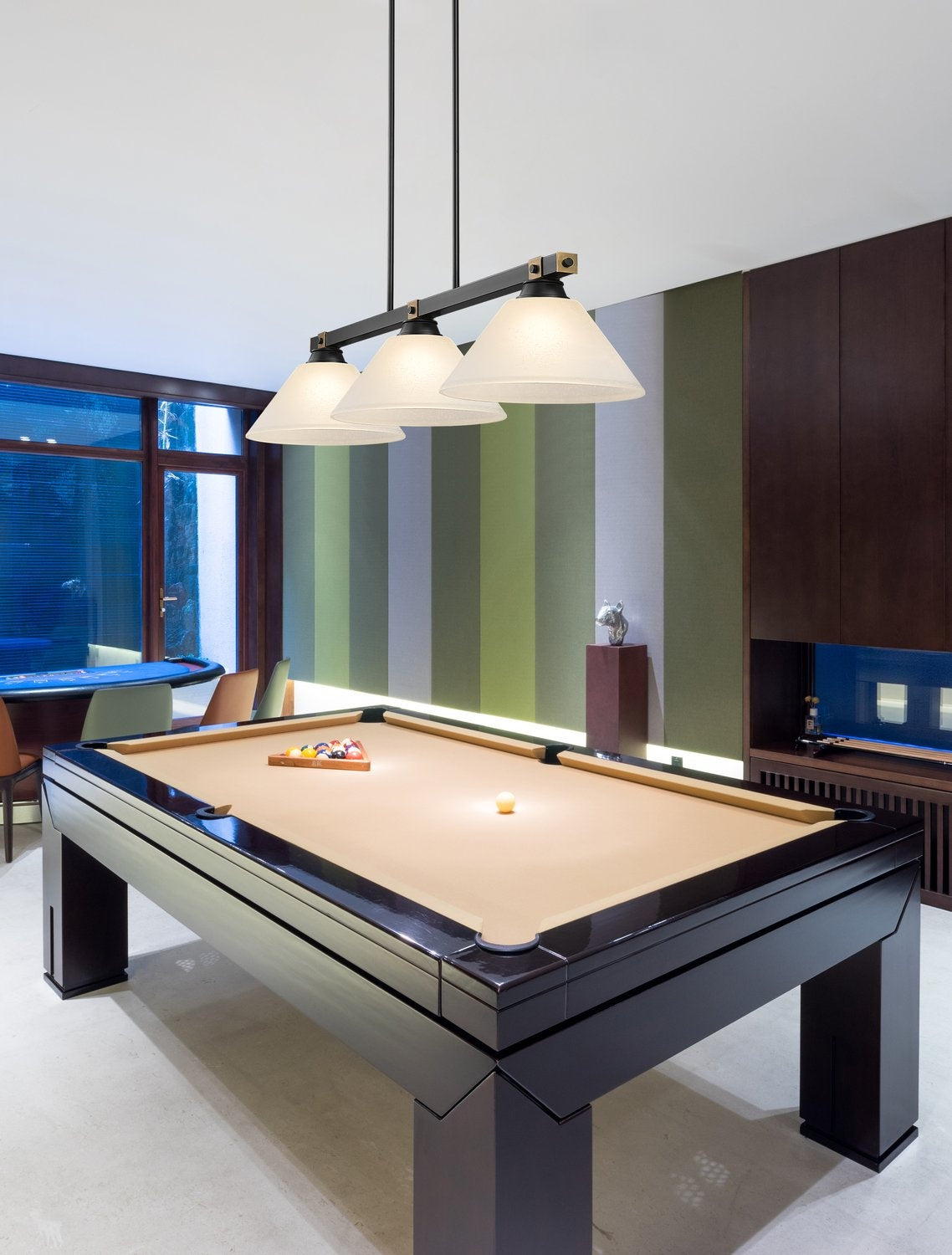 Z-LITE, BRONTE 3 LIGHT BILLIARD, LINEAR LIGHT