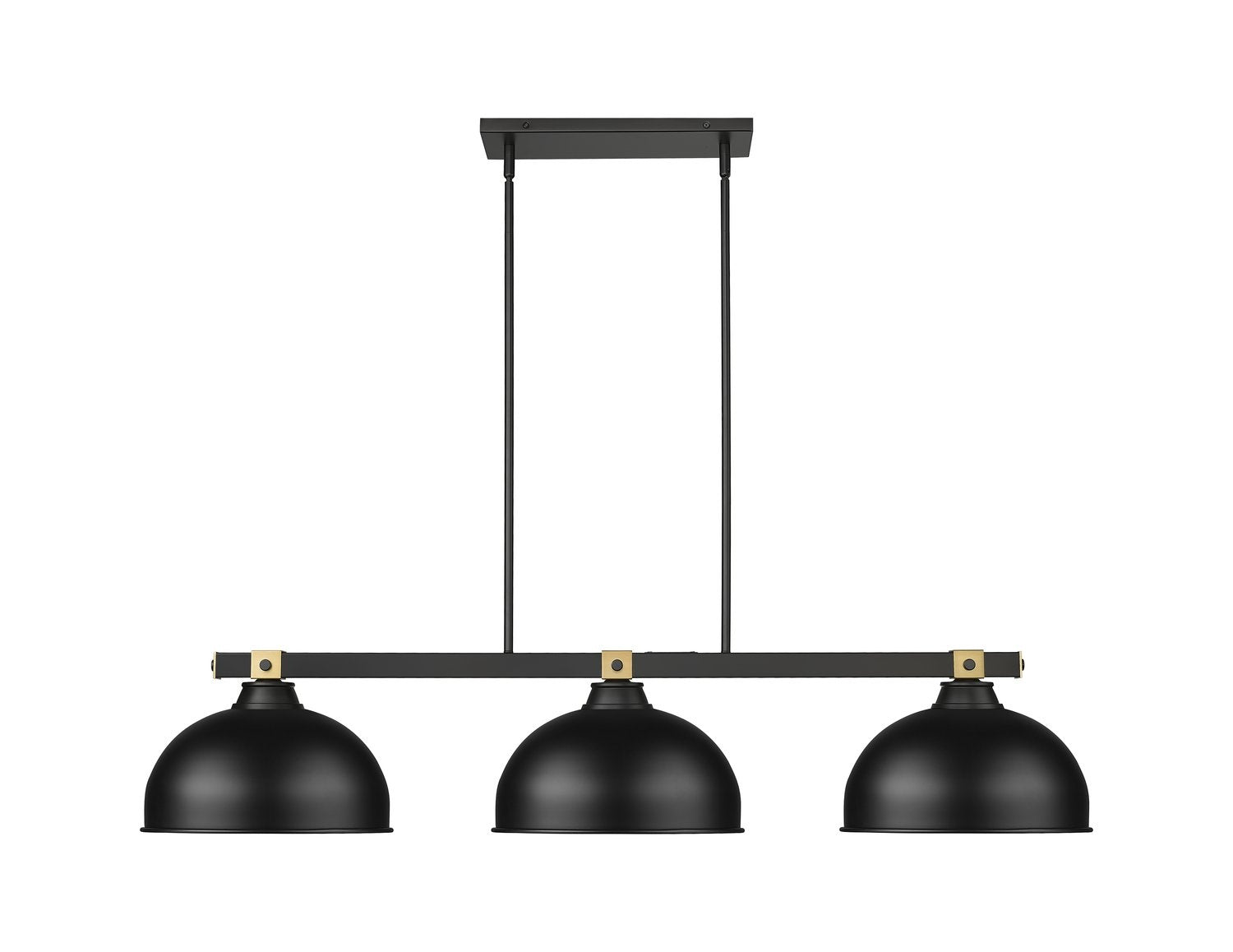Z-LITE, BRONTE 3 LIGHT BILLIARD, LINEAR LIGHT