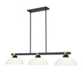 Z-LITE, BRONTE 3 LIGHT BILLIARD, LINEAR LIGHT