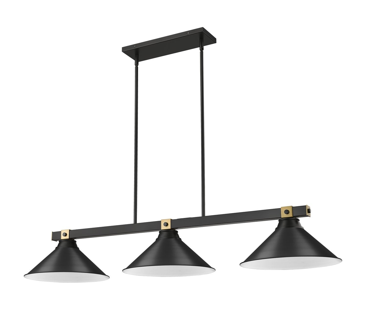Z-LITE, BRONTE 3 LIGHT BILLIARD, LINEAR LIGHT