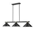 Z-LITE, BRONTE 3 LIGHT BILLIARD, LINEAR LIGHT
