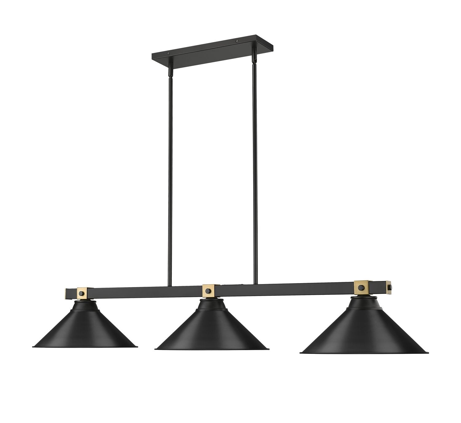 Z-LITE, BRONTE 3 LIGHT BILLIARD, LINEAR LIGHT