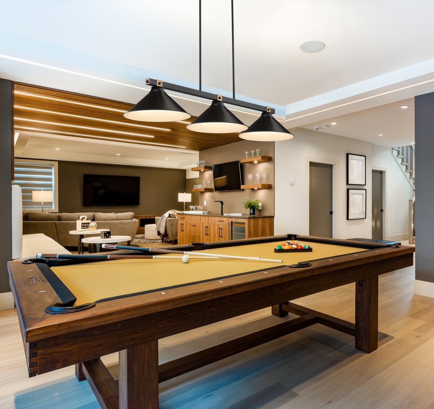 Z-LITE, BRONTE 3 LIGHT BILLIARD, LINEAR LIGHT